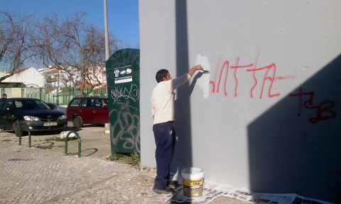 Remoção de Graffitis
