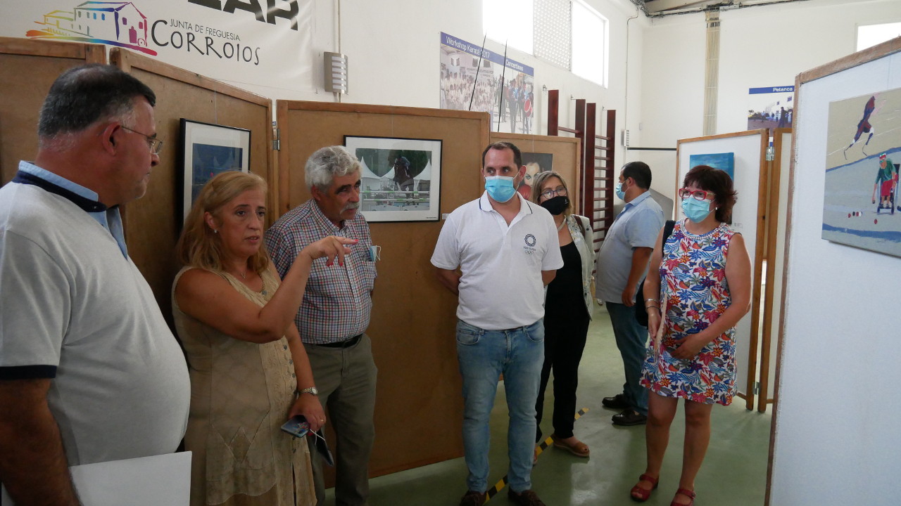 Exposição de artes plásticas no CCD Pinhal do Vidal