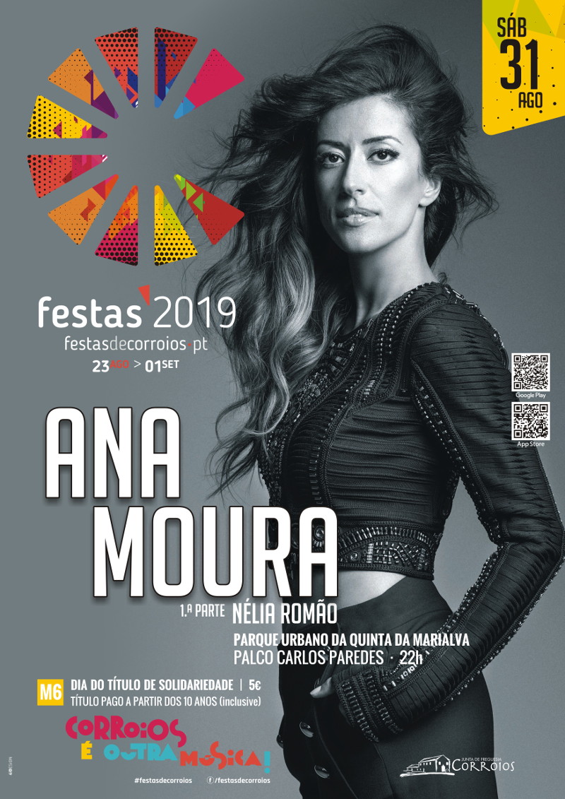 Ana Moura nas Festas de Corroios 2019