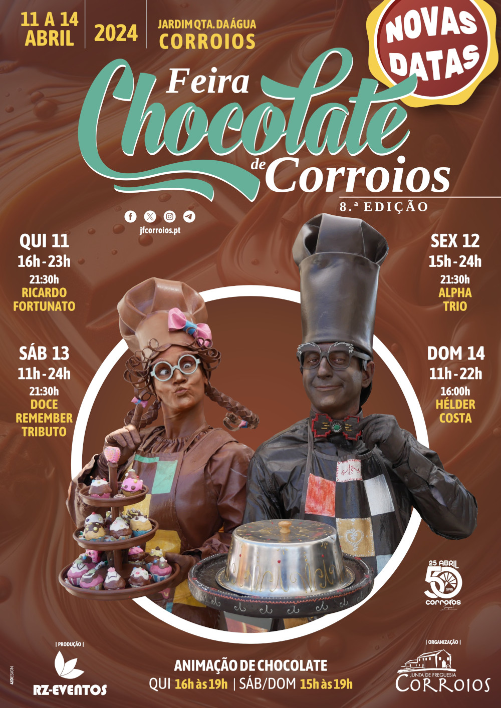 VIII Feira do Chocolate de Corroios - Novas datas