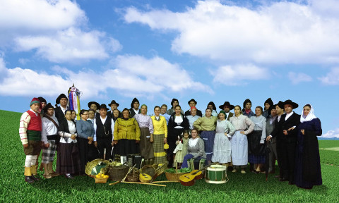 Grupo da Galiza no Festival de Folclore de Corroios