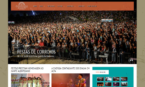 Portal festasdecorroios.pt online