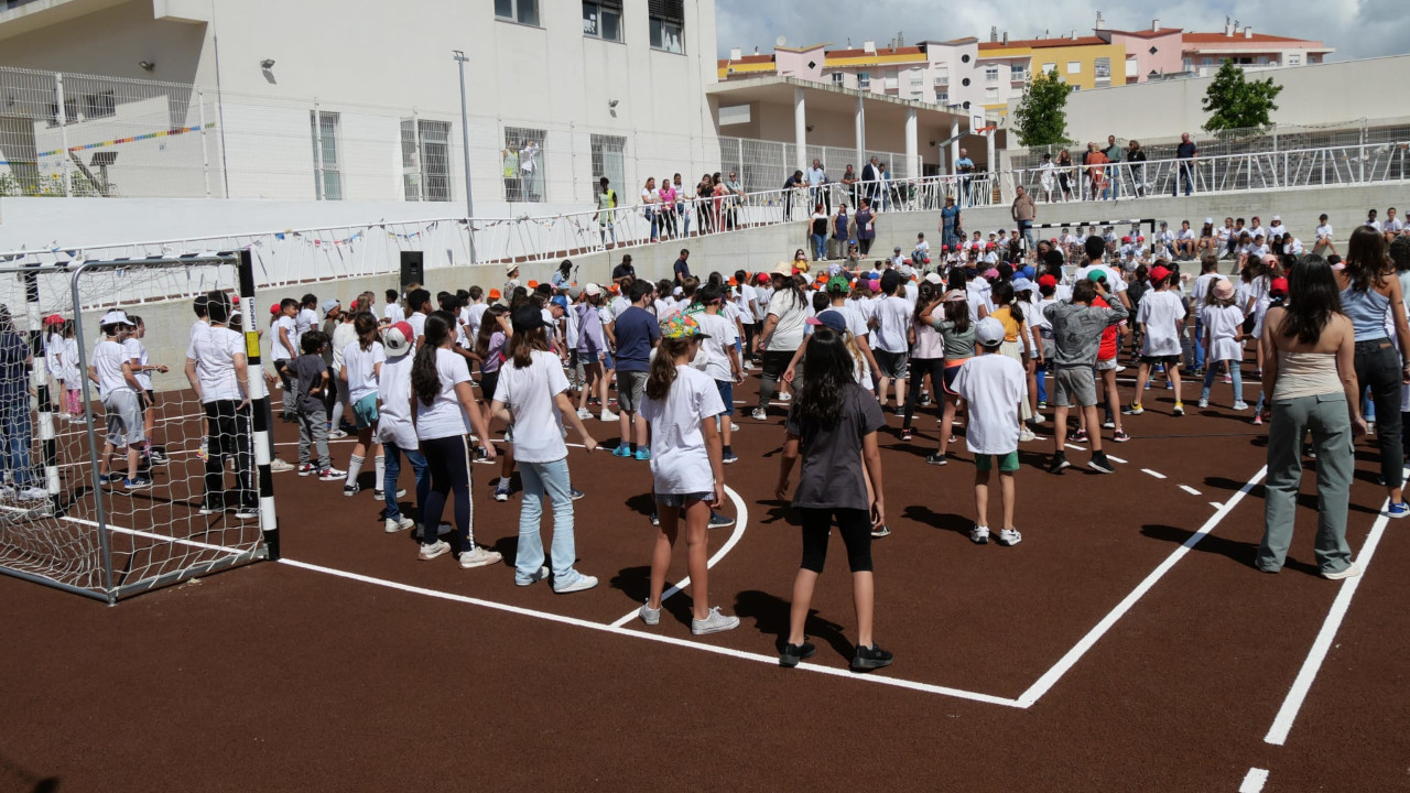 Inauguração do campo de jogos da EB Santa Marta do Pinhal