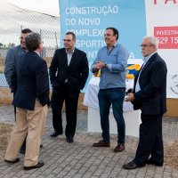 Lançamento da 1ª pedra do Complexo Desportivo de Sta. Marta do Pinhal