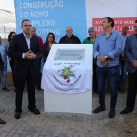 Lançamento da 1ª pedra do Complexo Desportivo de Sta. Marta do Pinhal