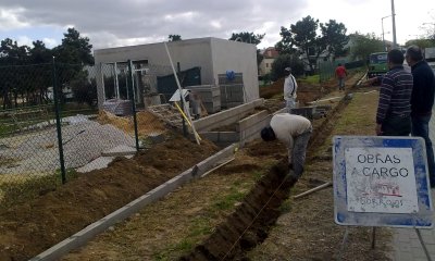 Construção de estacionamento na Quinta da Marialva